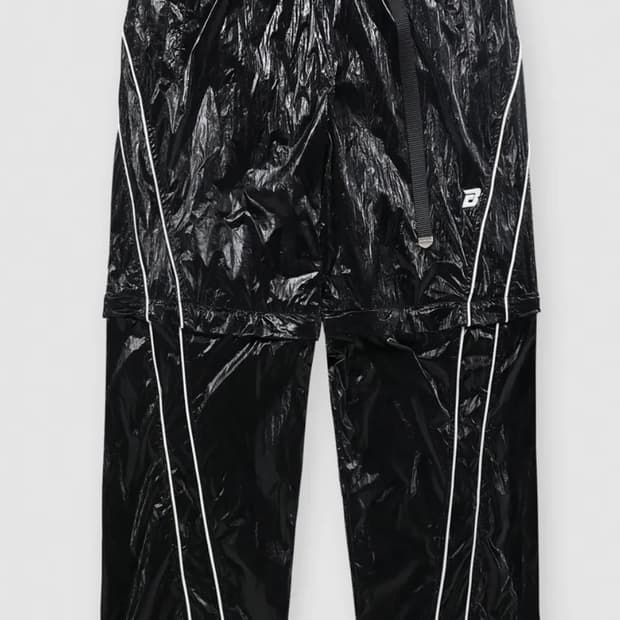 배드블러드 블랙 트랙팬츠 라지핏 스몰 