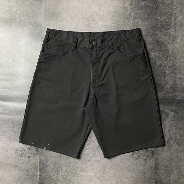 DICKIES 디키즈 빈티지 블랙 워크 하프팬츠 A01113