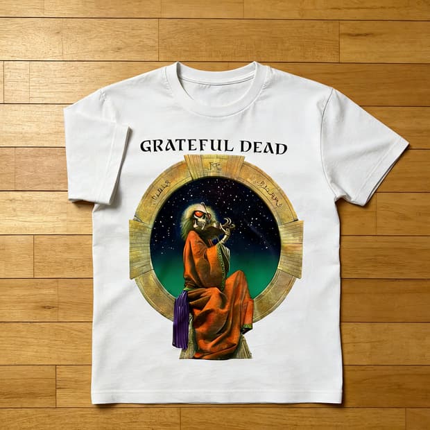 [새상품 L사이즈] Grateful Dead 커스텀 프린트 반팔 (레트로