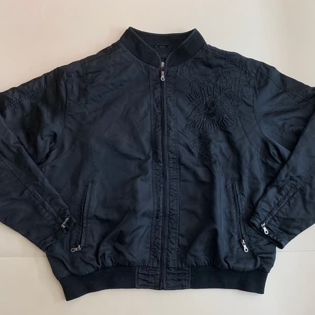 09할리데이비슨 자수블루종자켓 2XL