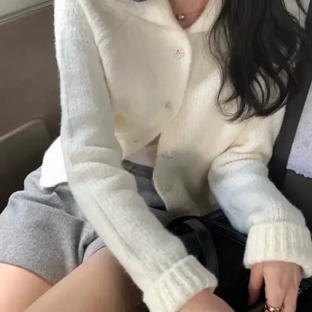 르플레인 베티 니트 자켓 (택o, 새제품)