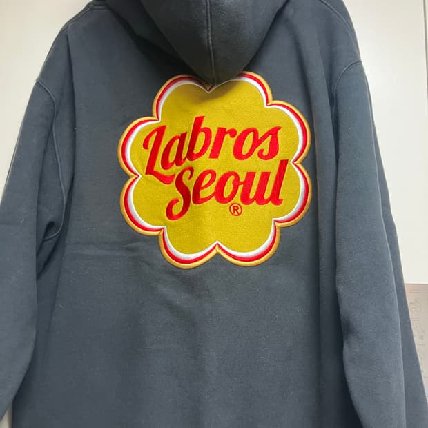 라브로스 스케이트보드 추파춥스 후드 블랙 L