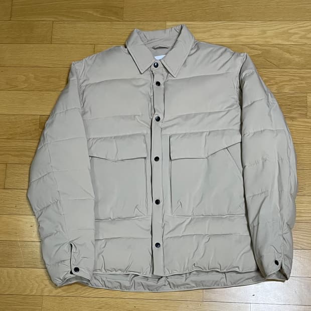 자라 푸퍼 오버셔츠 M