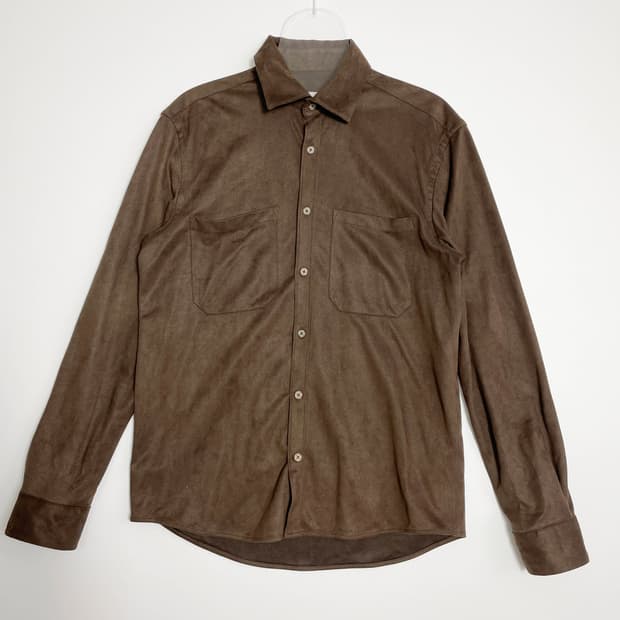 D2 자라 스웨이드 레더 오버셔츠 M-L사이즈