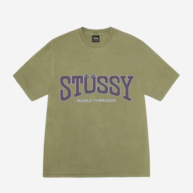 Stussy Burly Threads Pigment Dyed T-Shir