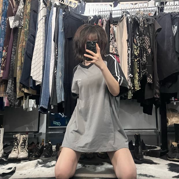 재패니즈 빈티지 스포티 반팔