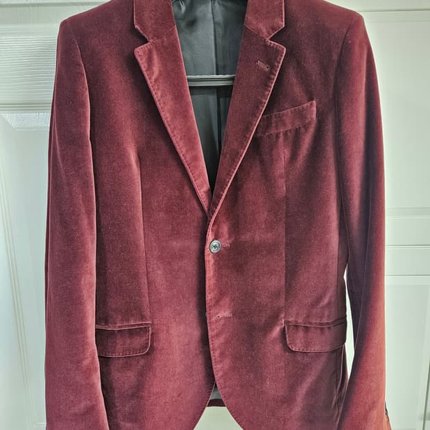 알마니익스체인지 벨벳 블레이저 95 (S)