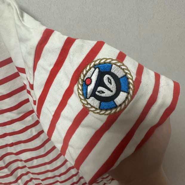 럭키슈에뜨 스트라이프 반팔 티셔츠