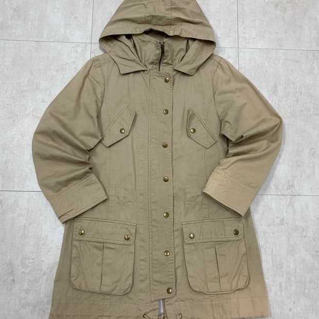 Cutie Blonde c.b 후드 야상 자켓 #555