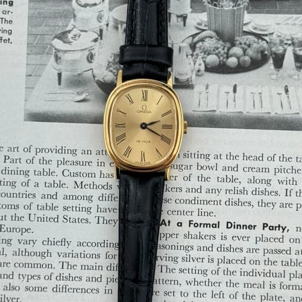 [정품보증서]오메가 빈티지 드빌 엘립스