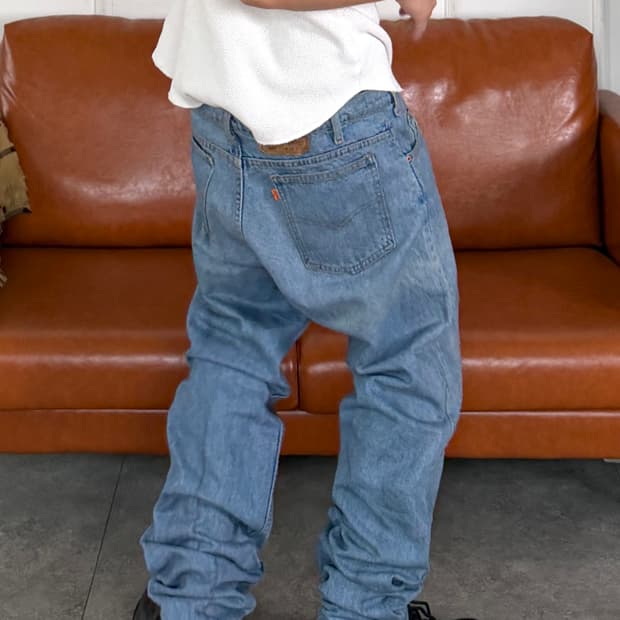 90‘s 리바이스 505 오렌지탭