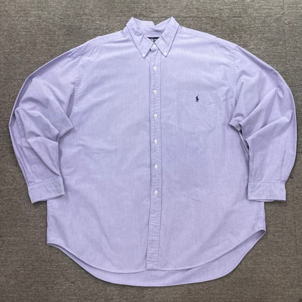 (2XL) 90s POLO 폴로 랄프로렌 빅셔츠 솔리드 셔츠