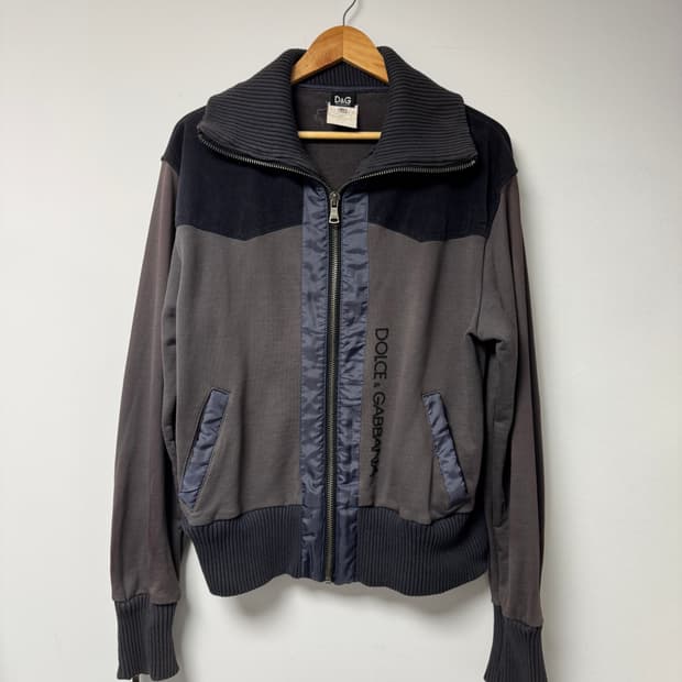 돌체앤가바나 하이넥 집업 자켓 00s XL