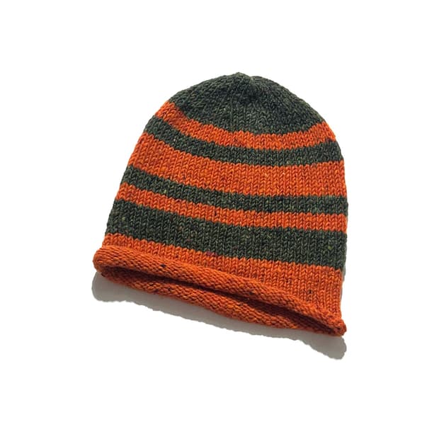 Ca4la x Heritage Knitwear Roll TopBeanie