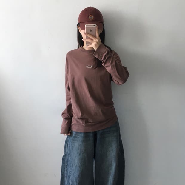 오클리 중앙로고 롱슬리브