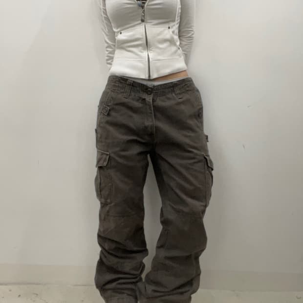 brown pocket cargo pants