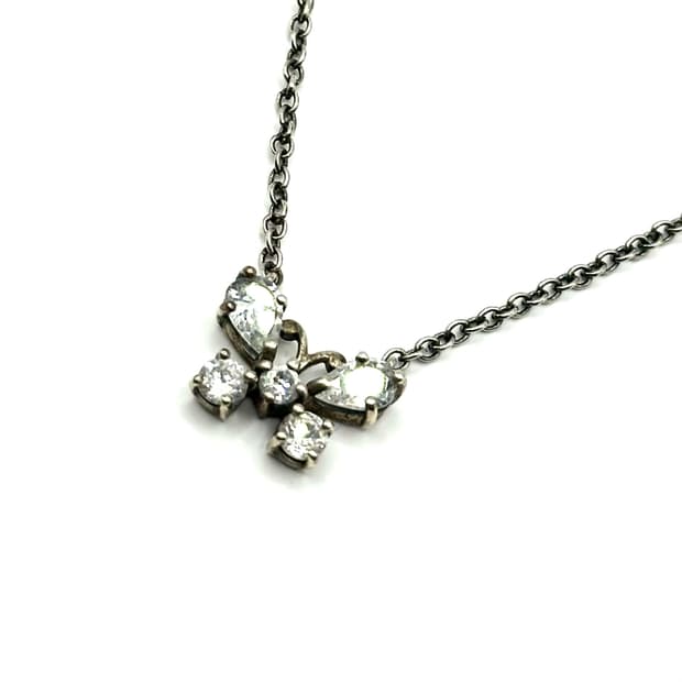 Annasui clear 925 necklace