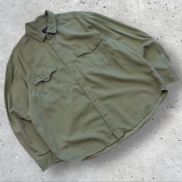 [XL] GAP 갭 빅사이즈 카키색 남방 셔츠 C731