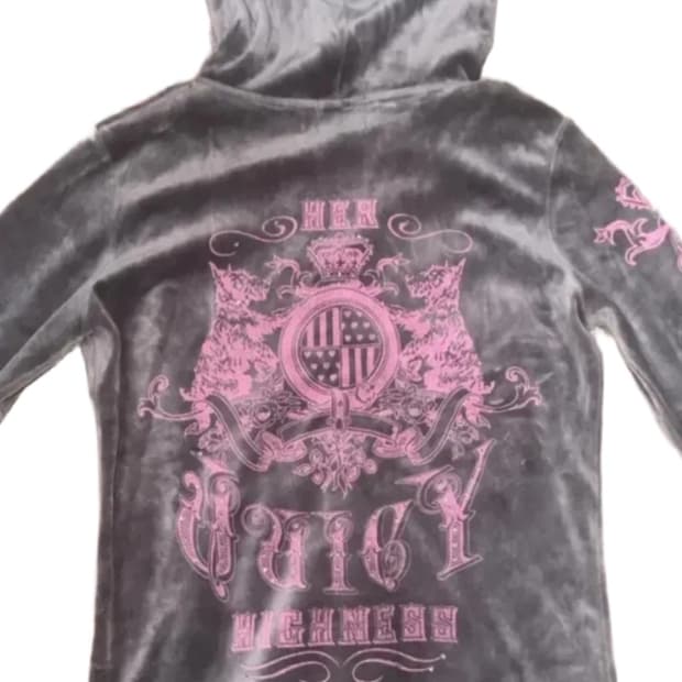 쥬시꾸뛰르 벨벳 후드집업