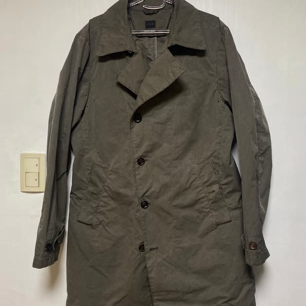 [I.M.Z] 인터메조 나일론 가먼트다잉 더블 자켓 100사이즈