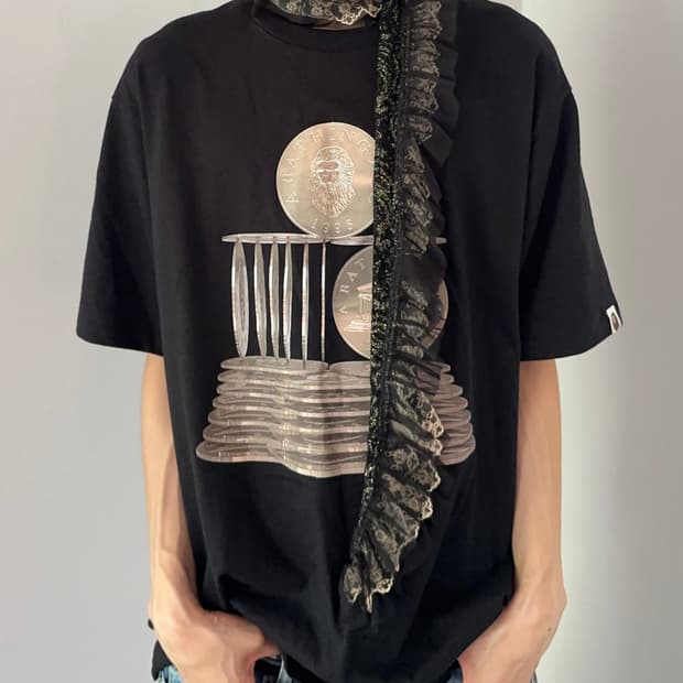 Bape 골드 코인 티셔츠