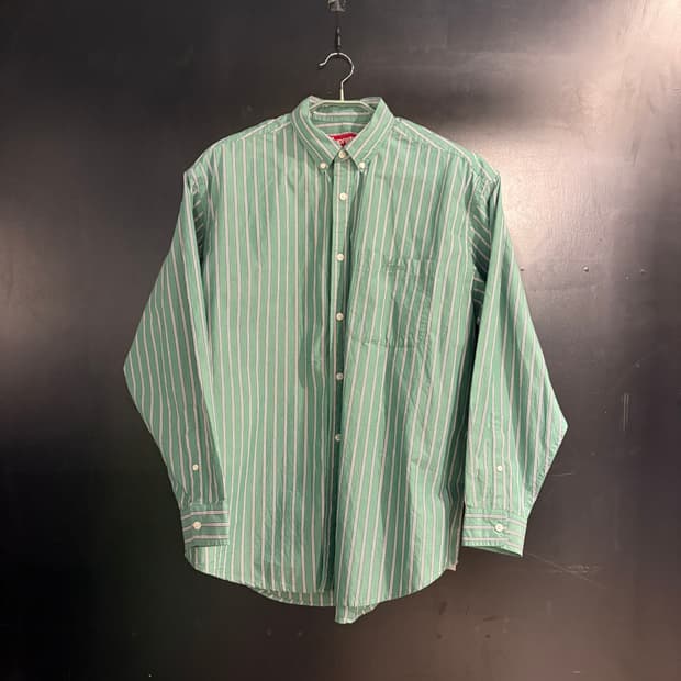 슈프림 루즈핏 스트라이프 셔츠 그