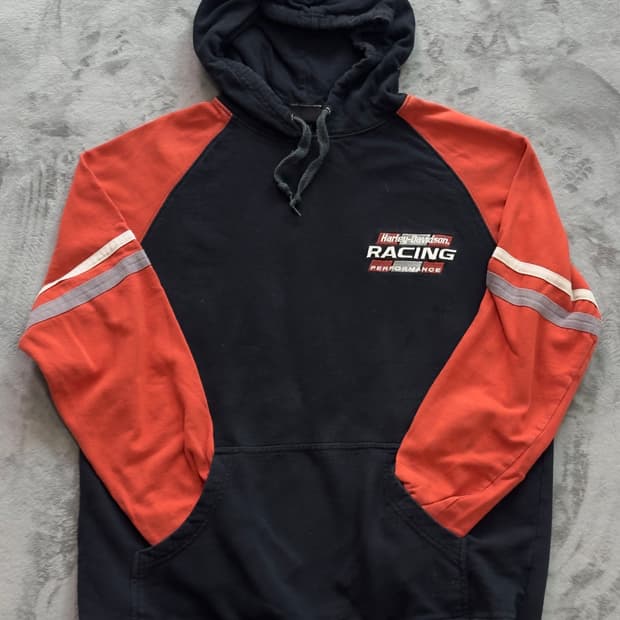 Harley Davidson Raglan Hoodi