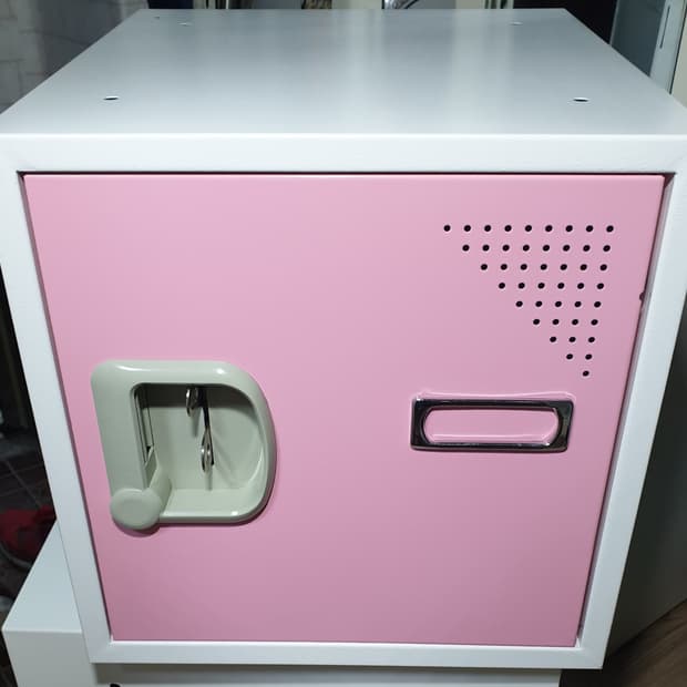 컬러 철제 사물함(여러 개 가능/자물쇠 사용시 잠금 가능)