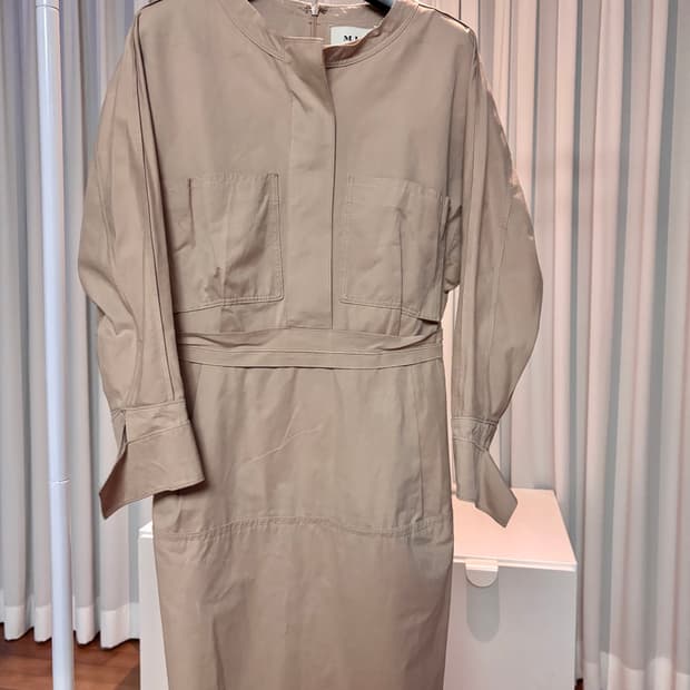 백화점 한섬 마인 베이지 원피스