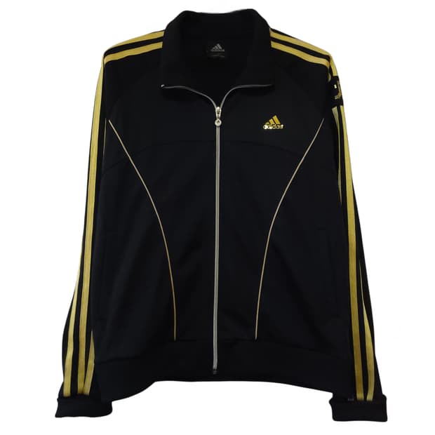아디다스 금장 트랙탑져지블랙 여성 95M 저지