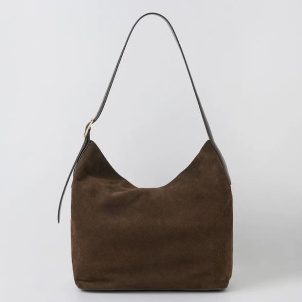 유라고 스웨이드 호보백