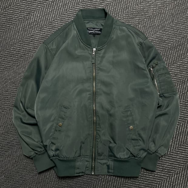 Kyung Shin MA-1 항공 점퍼 카키o 5302