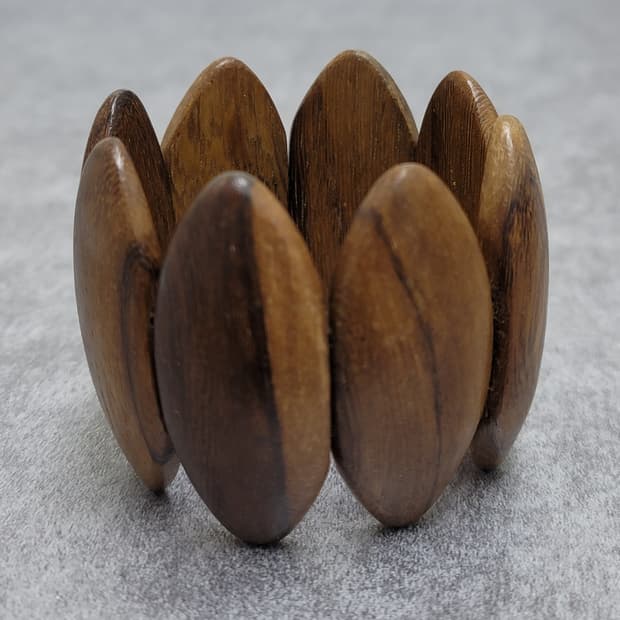 vintage wood bangle
