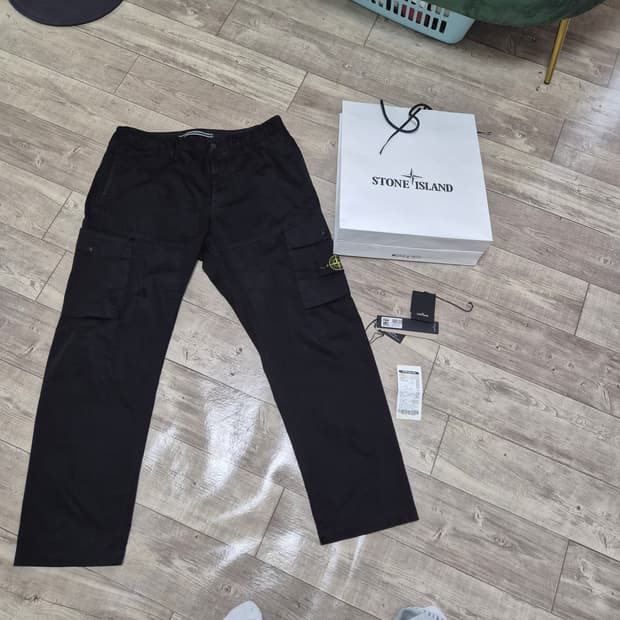 [34]스톤아일랜드 세미와이드 팬츠 스톤아일랜드