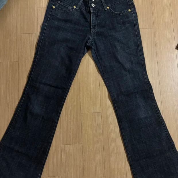 빈티지 로우라이즈 데님 부츠컷