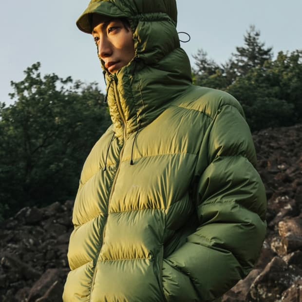 Cayl 다운 패딩 올리브 XL