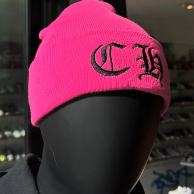 크롬하츠 핑크 비니