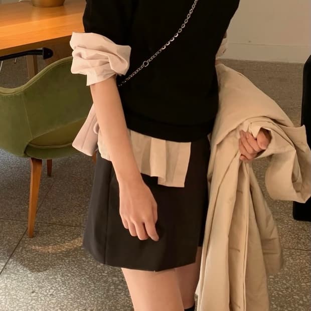 윤슬샵 밀로 미니 스커트 팬츠