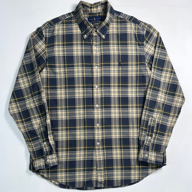 폴로 랄프로렌 타탄체크 옥스포드 셔츠