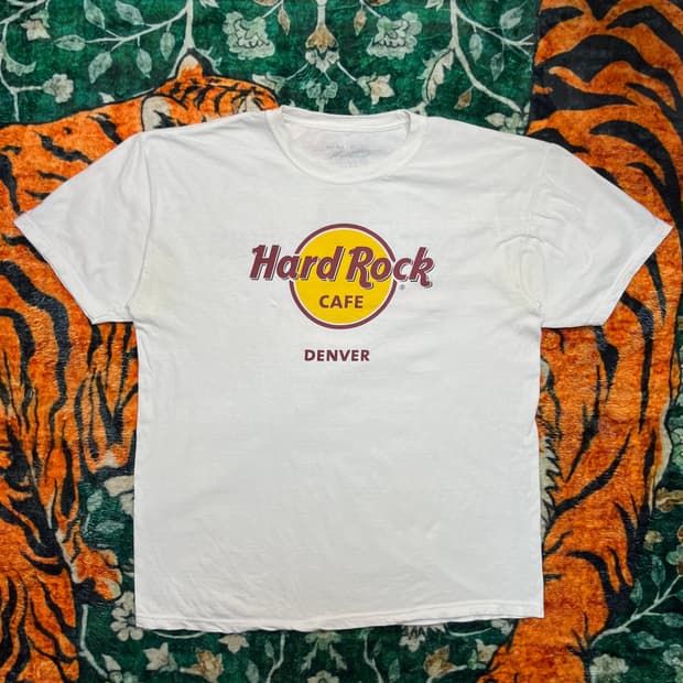 90s HARD ROCK DENVER 티셔츠