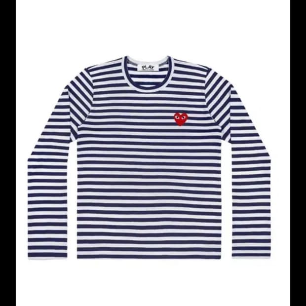 꼼데가르송 긴팔티 xs (2회착)