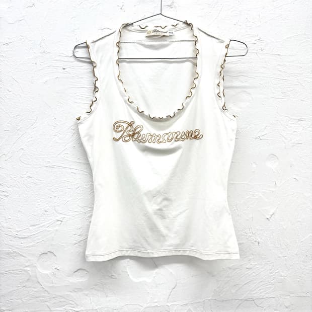 blumarine 볼체인 탱크탑