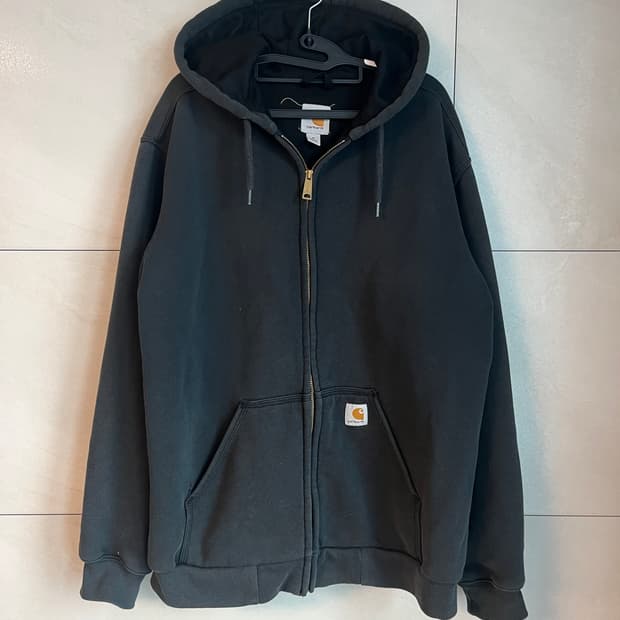 칼하트 미드웨이트 후드집업 블랙 (M size)