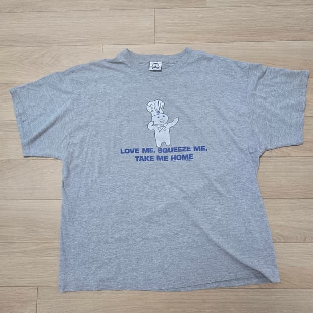 빈티지 필스버리 도우보이  Doughboy 반팔 티셔츠 XL