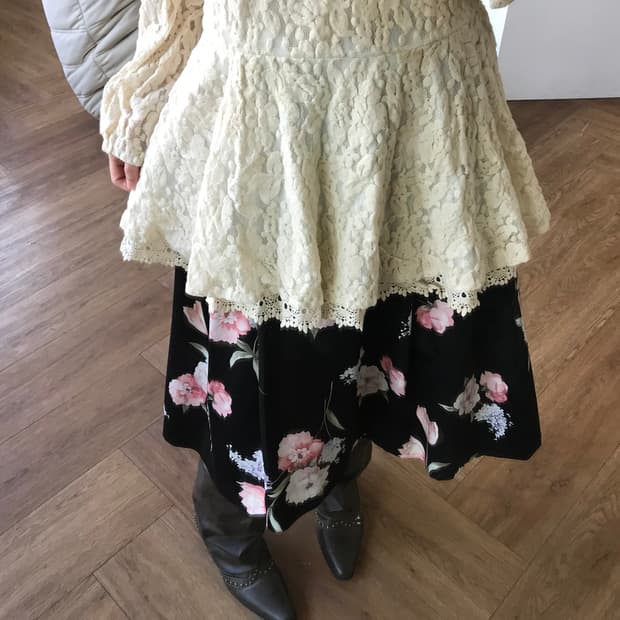 vintage lace blouse