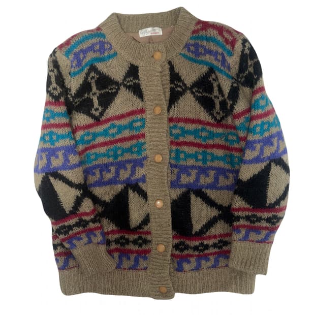 일본 빈티지 니트 가디건 모리걸