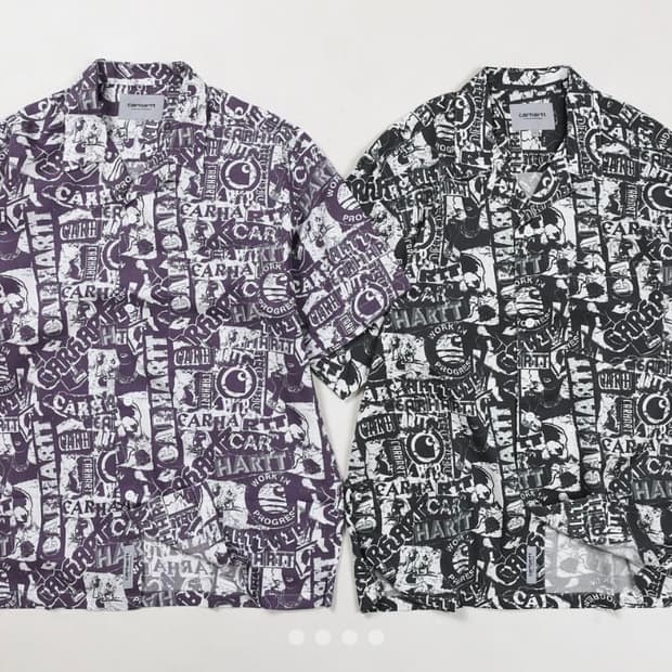 칼하트 collage shirt L사이즈