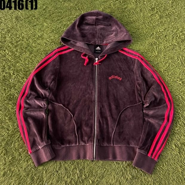 아디다스 벨벳 후드집업
