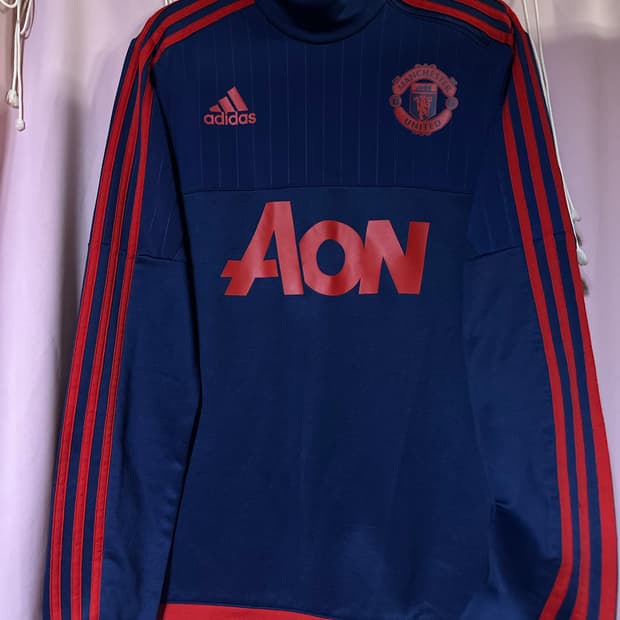 아디다스 맨체스터 유나이티드 맨유 트레이닝 트랙탑 져지 아디다스맨유 대장