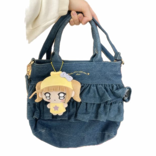 데님 프릴 크로스백 🌀